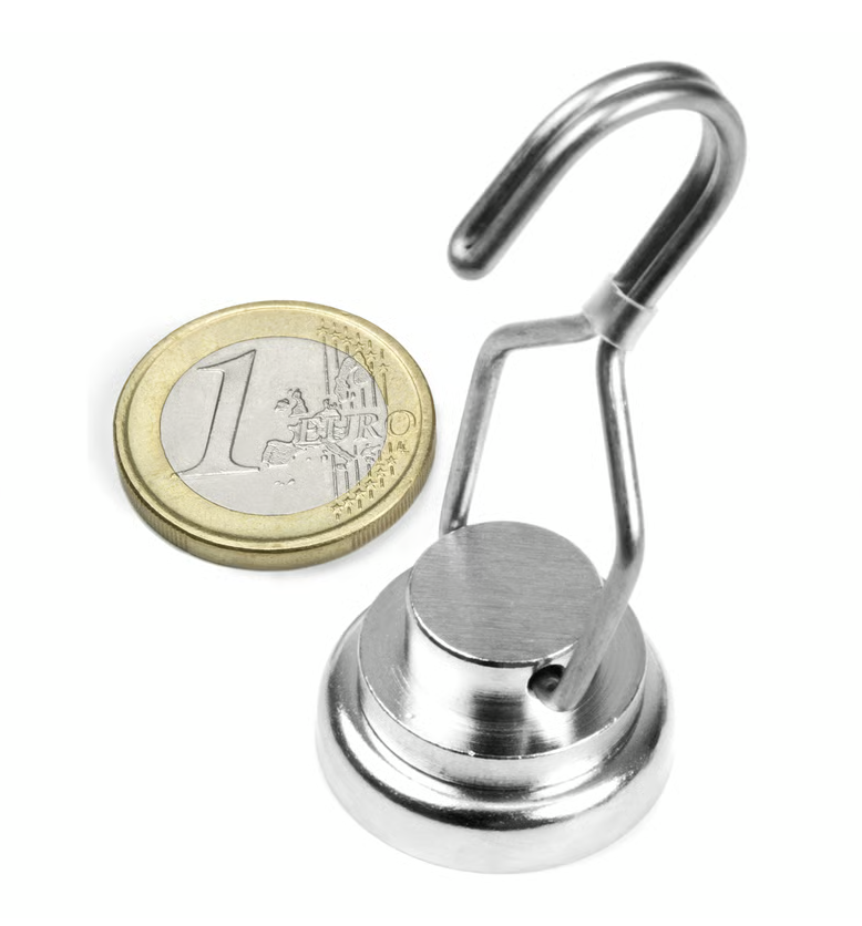 Neodym-pottemagnet 25 mm - 5 styk